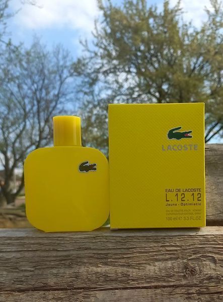 Lacoste Eau De Lacoste L.12.12 Yellow Jaune Optimistic 100 ml Туалетная вода мужская 12Yellow фото